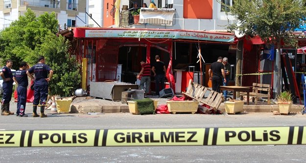 Suriyelilerin işyerinde patlama: 5 yaralı