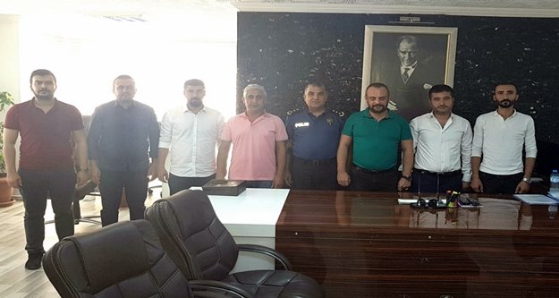 Ülkücülerden Müdür Avcı'ya ziyaret