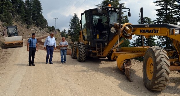 Yayla yolları konforlu hale geliyor