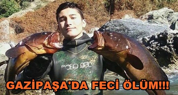 Zıpkınla balık avı ölümle bitti