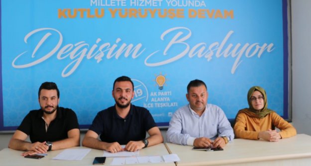 Alanya Ak Parti yerel seçim için düğmeye bastı