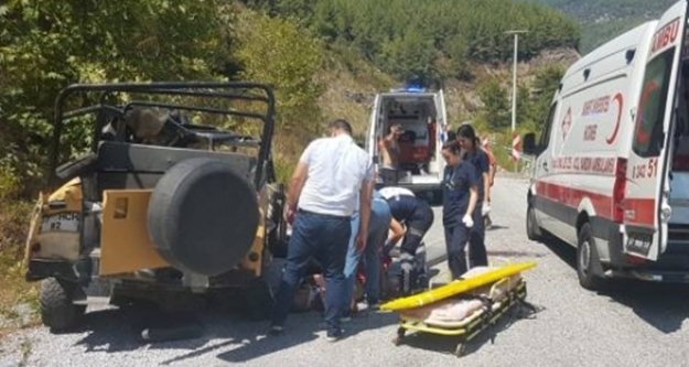 Alanya'da safari kazası: Ağır yaralılar var