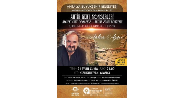 Antik Kentler konseri Kızılkule önünde