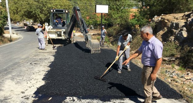 Büyükşehir'den Alanya yayla yoluna bakım