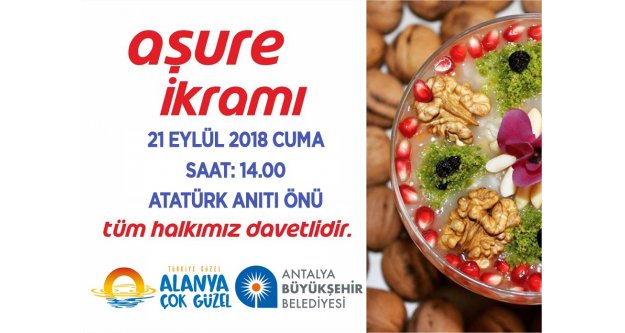 Büyükşehir'den aşure ikramı