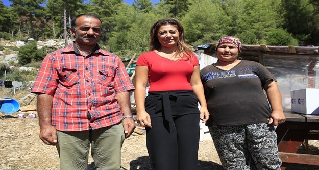 Çaresiz babaya, başkanın eşinden yardım eli