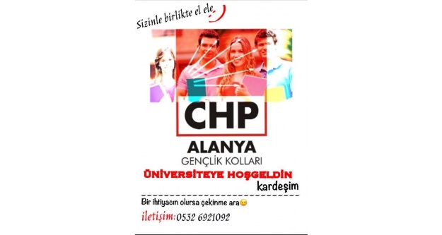 Alanya CHP Gençlik'ten örnek davranış