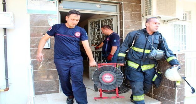 Klima yangın çıkardı