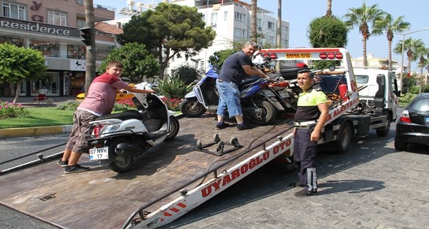 Polis kaldırım işgaline savaş açtı
