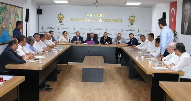 Toklu başkanlar toplantısında