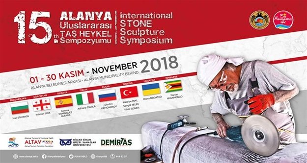 15. Uluslararası Alanya Taş Heykel Sempozyumu başlıyor