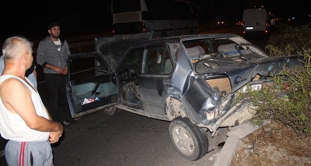 2 otomobil çarpıştı: 1 yaralı