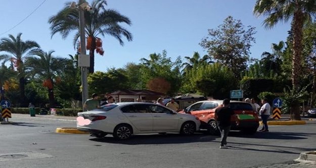 Alanya'da hız kazaya neden oldu