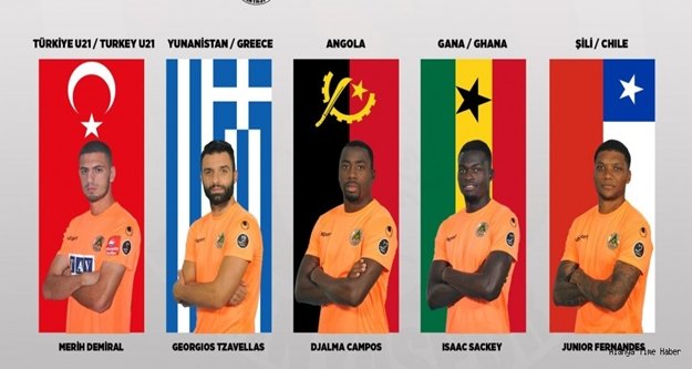 Alanyasporlu 5 futbolcuya milli davet