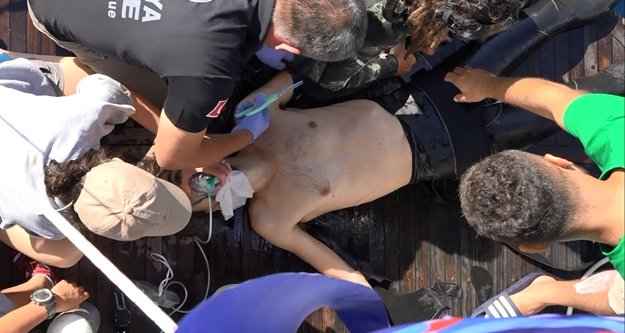 İspanyol sporcu 40 metrede baygınlık geçirdi