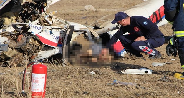 Komşuda düşen uçakta ölenlerin kimlikleri belli oldu