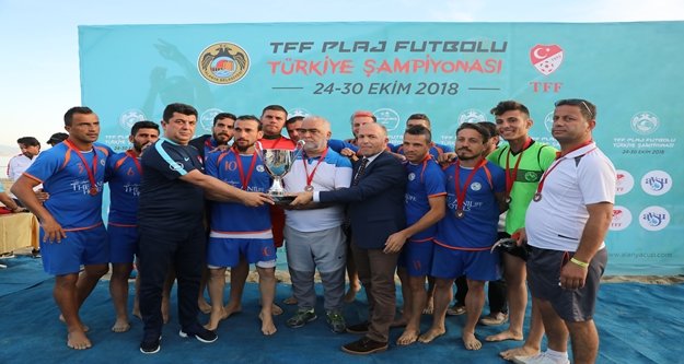 Kumda şampiyon Erciş Belediyespor