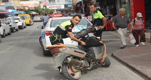 Motosiklet kazalarında 3 kişi yaralandı