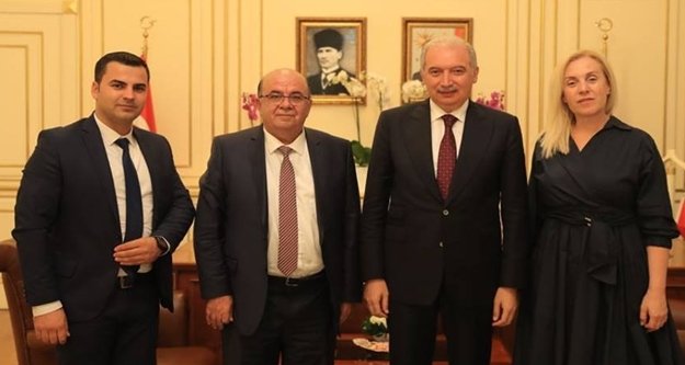 Özcan, Başkan Uysal ile görüştü