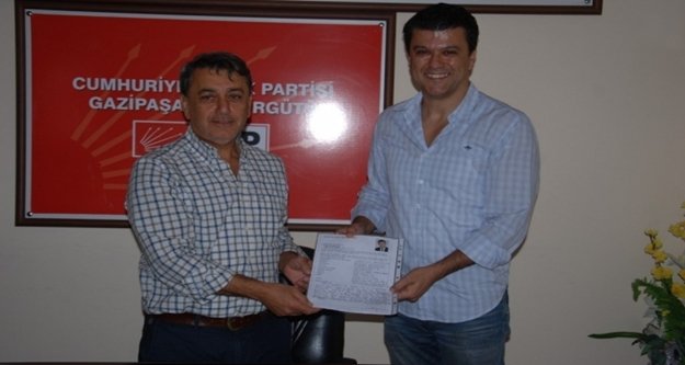 Özçelik, Gazipaşa Belediye Başkanlığına aday oldu