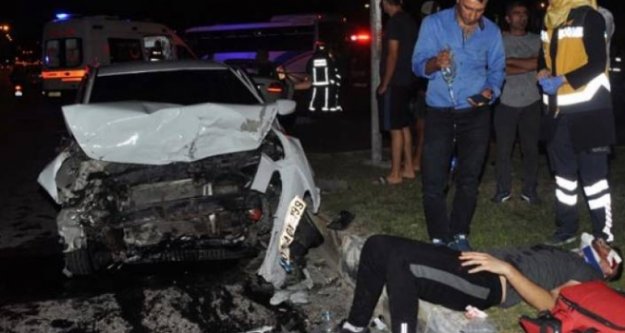 Trafik kazası: 5 yaralı