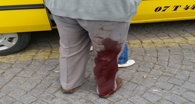 Yaşlı adam sokak köpeğinin saldırısına uğradı