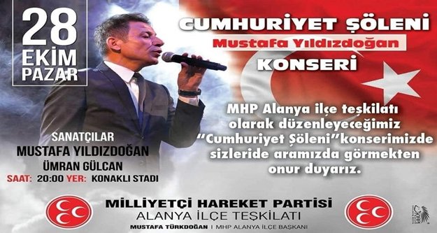 Yıldızdoğan'dan Cumhuriyet konseri