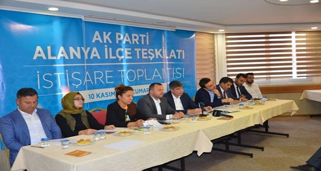 Alanya AK Parti İstişare etti
