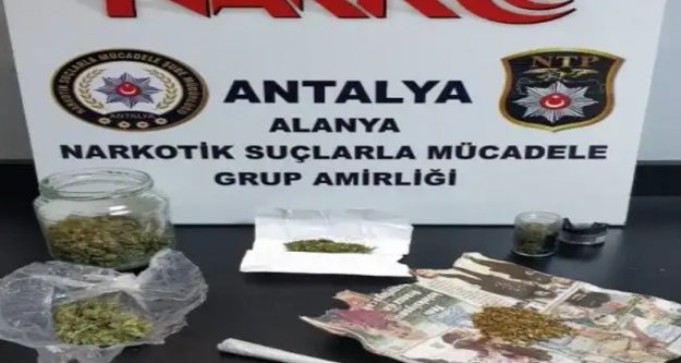 Alanya'da esrar partisine polis baskını: 8 gözaltı var