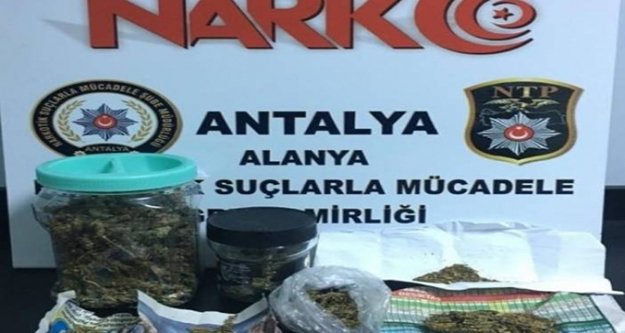 Alanya'da uyuşturucu operasyonu: 3 gözaltı