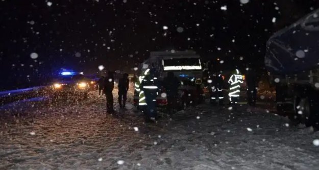 Alanya-Konya karayolu kardan kapandı