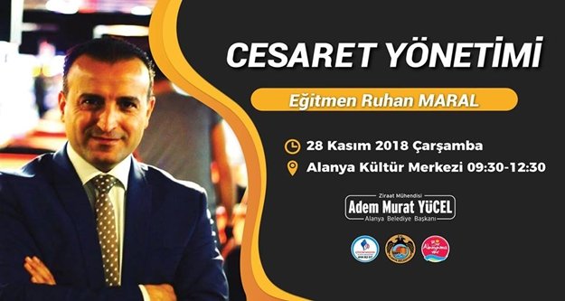 Belediyeden ‘Cesaret Yönetimi’ seminerine davet