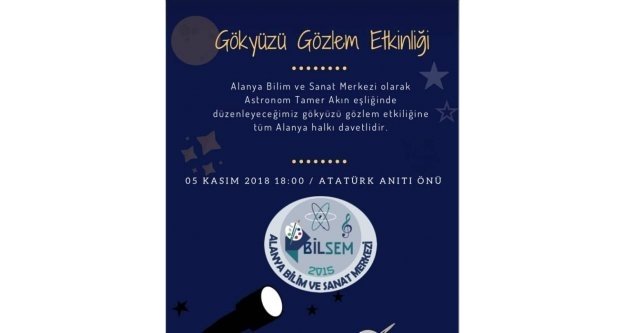 BİLSEM, gökyüzünü gözetleyecek