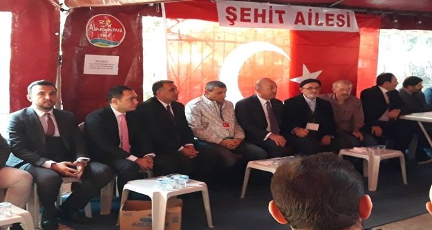 Çavuşoğlu şehidimizin mevlidine katıldı