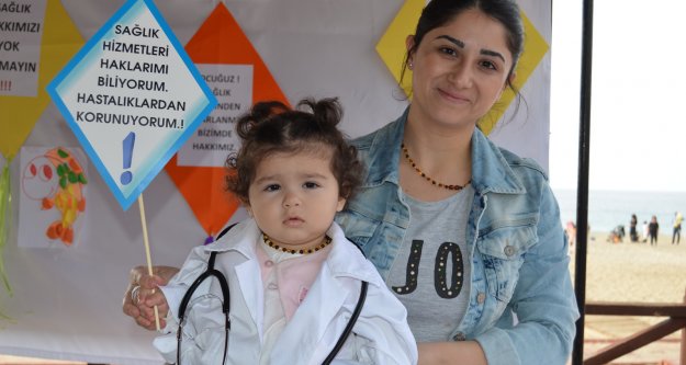 Çocuklara sağlık hakları anlatıldı