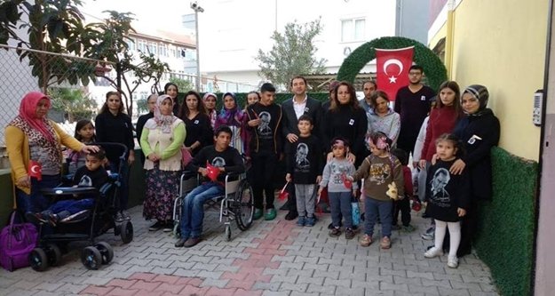 Günışığı Rehabilitasyon Merkezi Ata'mızı unutmadı