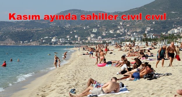 Kasım ayının ortasında deniz keyfi