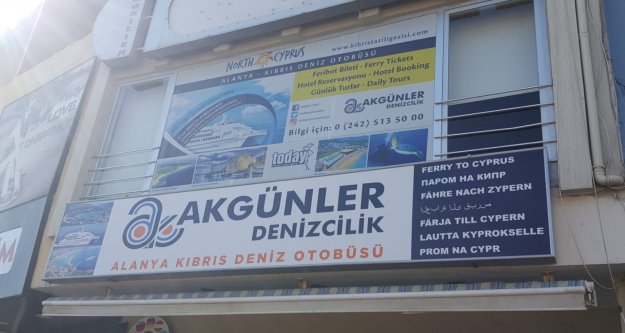 Kıbrıs feribot seferi yapan acente kaçak çıktı