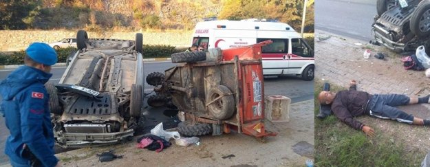 Alanya'da korkunç kaza