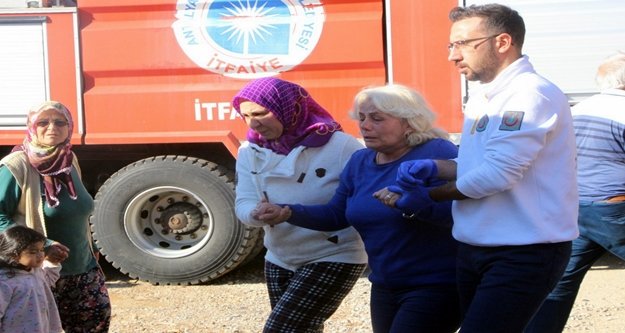 Manavgat'taki ev yangını korkuttu