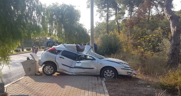 Trafik kazası: 1 yaralı