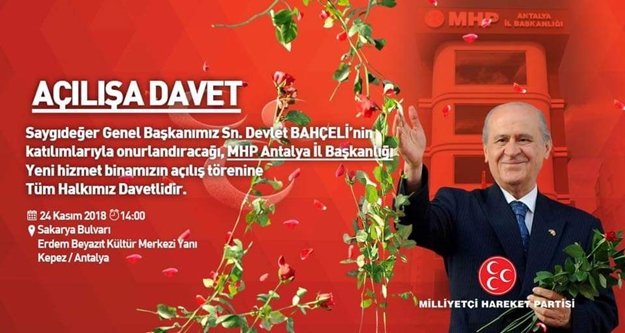 Türkdoğan’dan açılışa davet