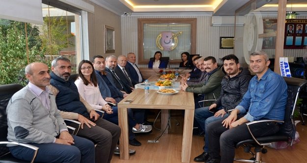AGC Başkanı Coşkun'a oda başkanlarından ziyaret
