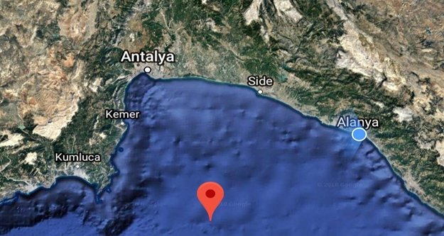 Akdeniz’de Alanya’yı sallayan deprem!