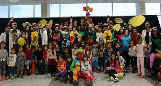 Alanya Belediyesi hasta çocuklara moral oldu