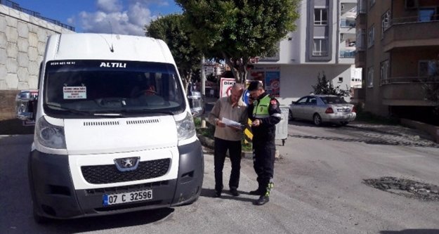 Alanya'da okul servisleri mercek altında