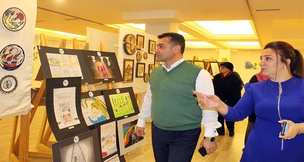 Alanya Engelsiz Yaşam Atölyesi’nden muhteşem sergi