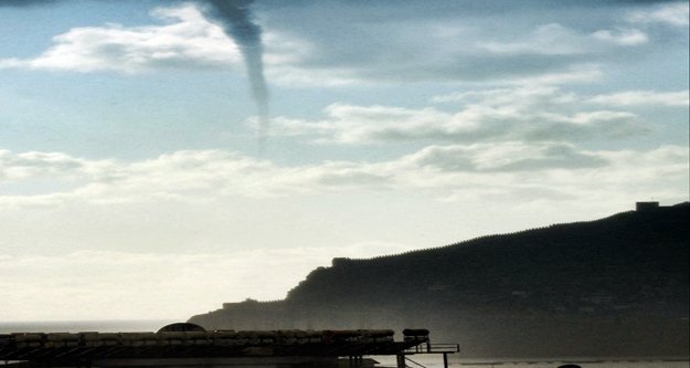 Alanya’da denizde çıkan hortum korkuttu!