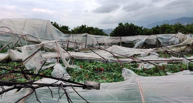 Hortum seraları vurdu