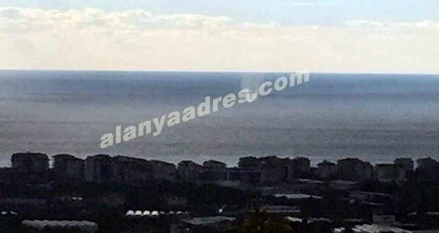 Alanya’daki hortum objektiflere böyle yansıdı